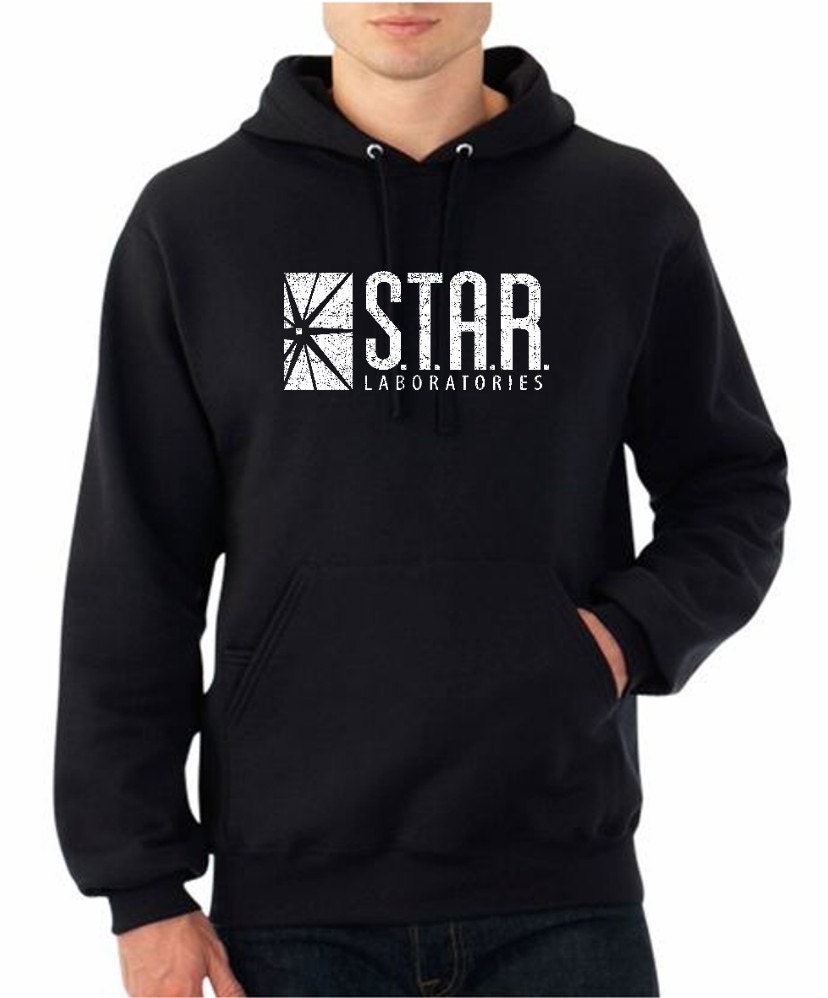 Star Laboratories Hoodie for Fans of The Flash DC Comics