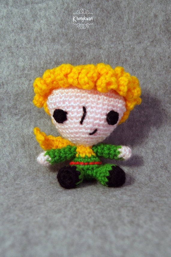 The Little prince - Crochet Doll ,Big Head Amigurumi