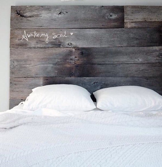 Reclaimed Barn Wood Headboard