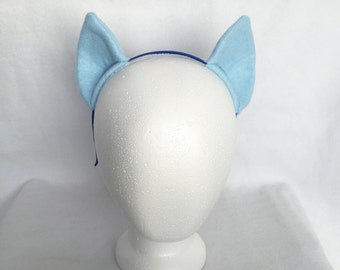 Light Blue My Little Pony Ears, Costume Ears, Cosplay Ears Headband, Rainbow dash ears rainbow dash costume my little pony ears