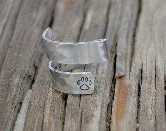 Pet Memorial Gift / Pet loss gift / Sympathy gift / Personalized pet loss ring / Pet remembrance / Personalized sympathy gift /Memorial gift