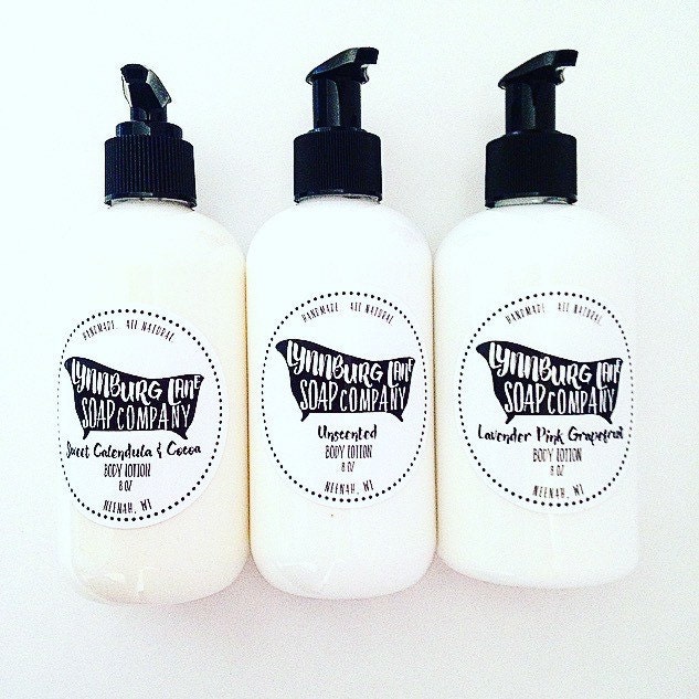 ORGANIC BODY LOTION Shea Butter Cocoa Butter Unscented Lotion