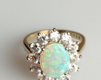 Opal engagement rings nz