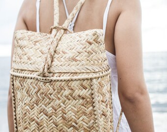 Rattan Backpack