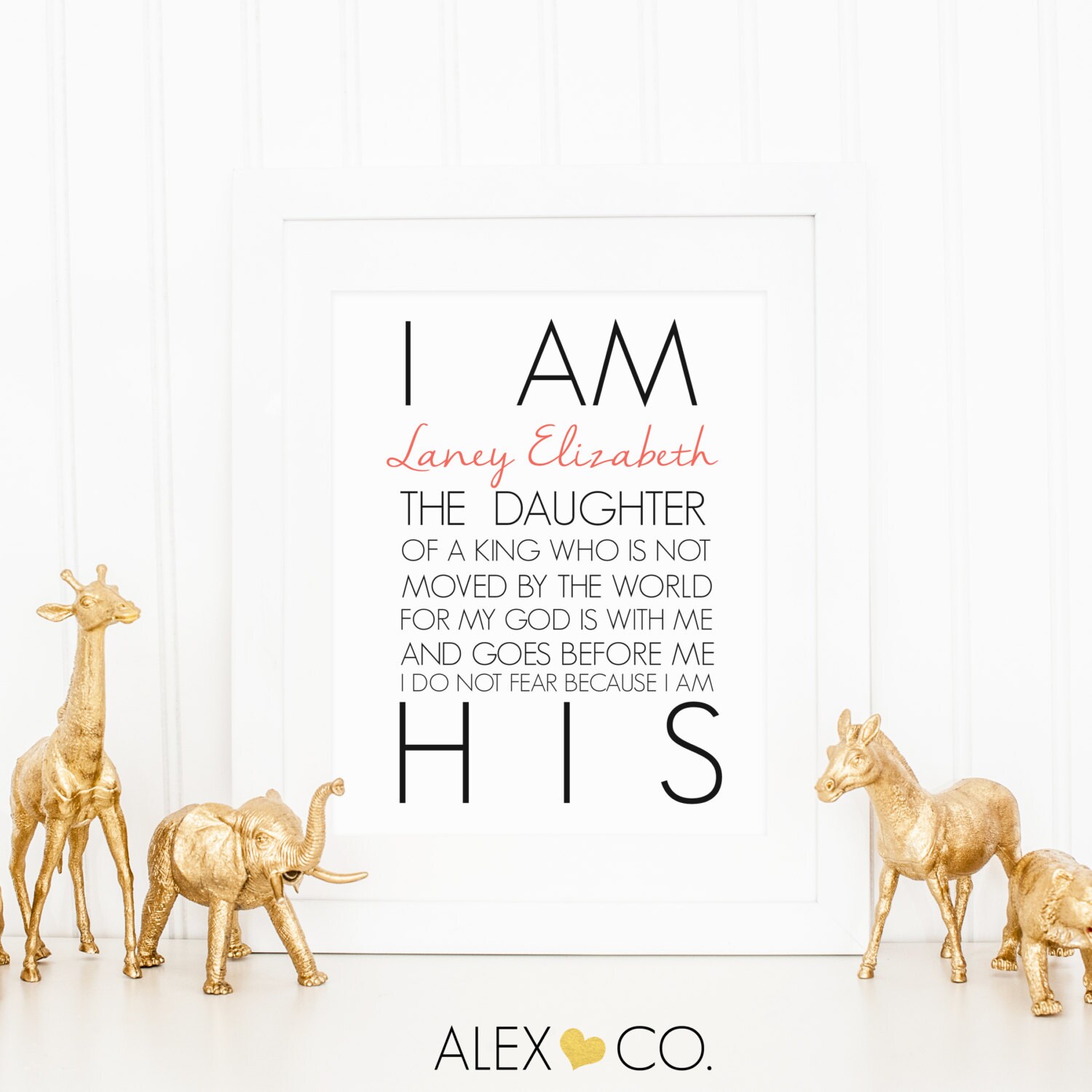 I Am the Daughter of a King Printable by alexandcoprintables