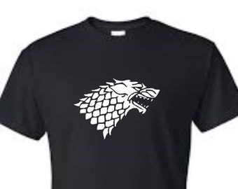 Winter is Coming - House Stark - Dire Wolf - Game of Thrones Inspired Shirt