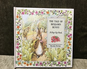 The Tale of Benjamin Bunny, Pop Up Book, Beatrix Potter, Bunny Pop Up Book, Benjamin Bunny, Peter Rabbit, Benjamin Bunny Book