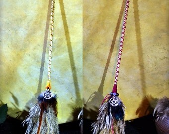 Small magick witches broom besom for cleansing decoration gift altar tool pagan wiccan witch ritual pentacle