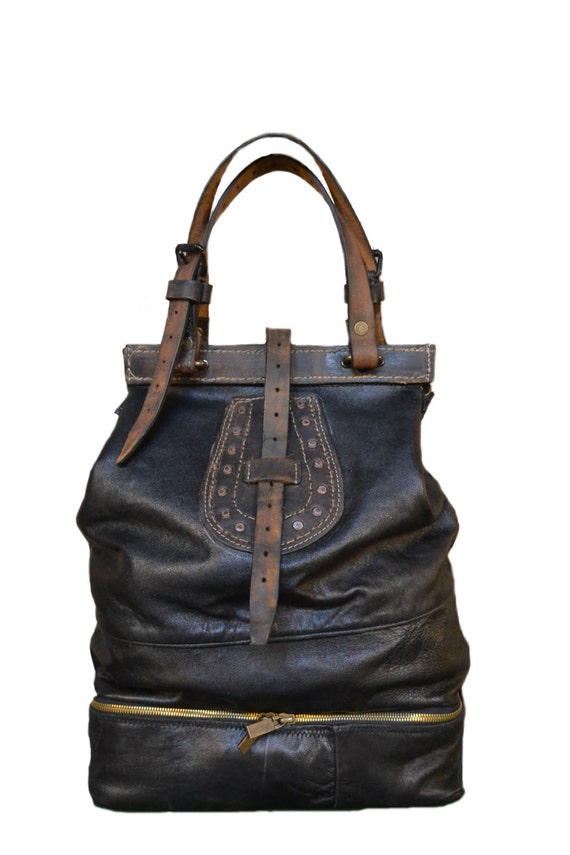 CUSTOMIZED LEATHER HANDBAG Made in Italy Italian by silentpeople