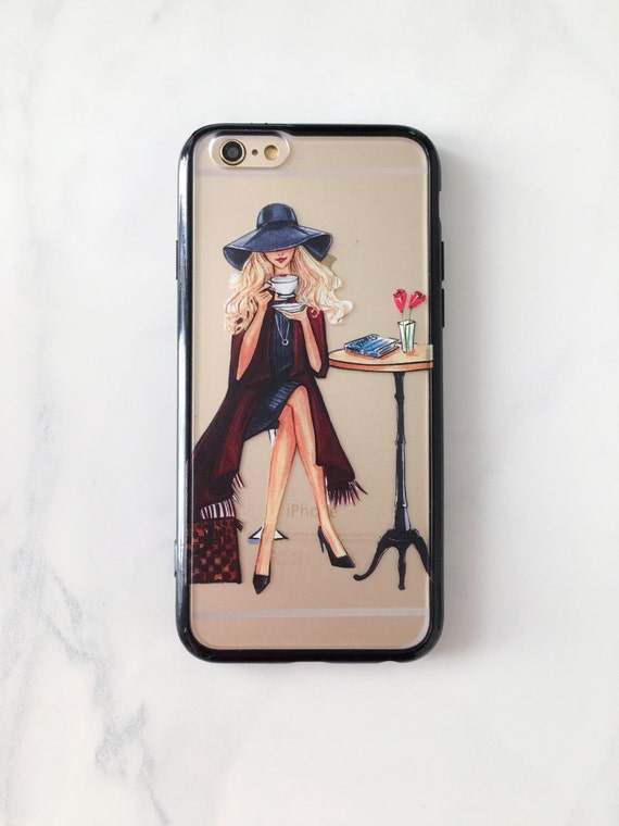 Transparent IPhone caseFashion IPhone case by RongrongIllustration