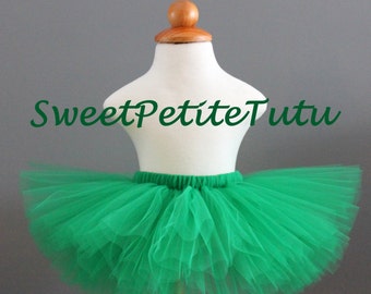 Green Tutu, Preemie, Newborn to 14/16 teen, Sweet Petite Tutu, Dark Green Tutu, Baby Tutu, Birthday, Emerald Green tutu, Kelly Green tutu