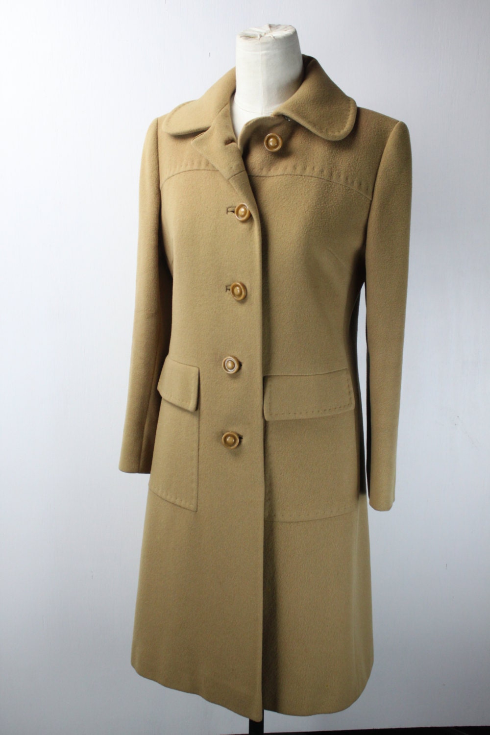 Vintage Women's Chesterfield Overcoat Lester Melnick