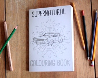 Supernatural Colouring Book