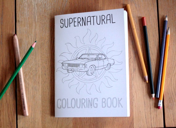 Supernatural Colouring Book