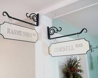 Personalized Street Signs/Vintage/Distressed/Farmhouse Decor