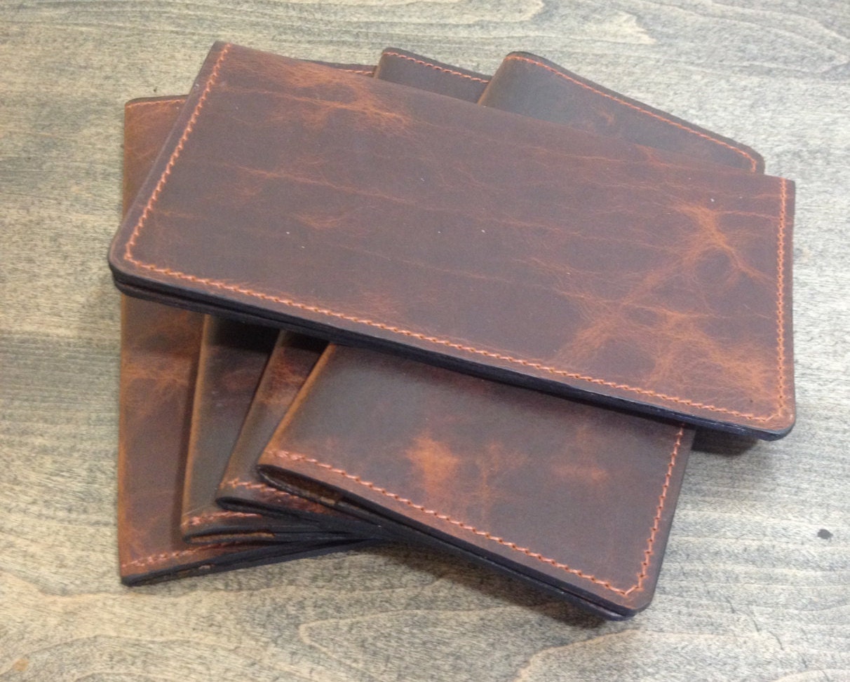 leather checkbook cover