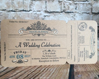 Movie Theater Wedding Invitations 8