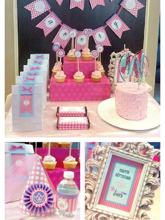 NEW ITEM - Royal Princess Printable Party Il_570xn