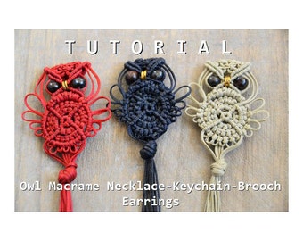 Macrame Owl Tutorial / Macrame Owl Pattern / Macramedamare