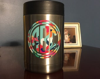 Yeti Colster Decal, Yeti Cup Decal, Yeti Monogram, Yeti Decal for Men, Yeti Stickers, Yeti Colster Monogram, Yeti decal for Women