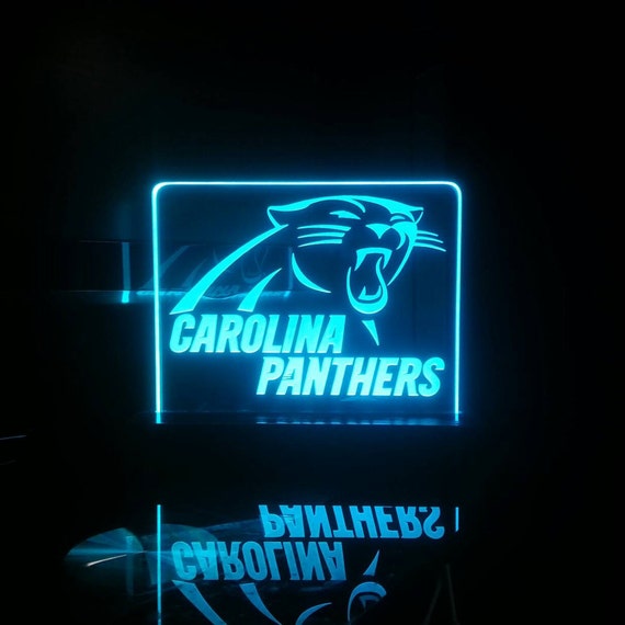 Carolina Panthers LED acrylic display light sign