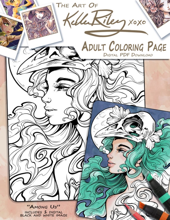 49+ Coloring Pages Among Us