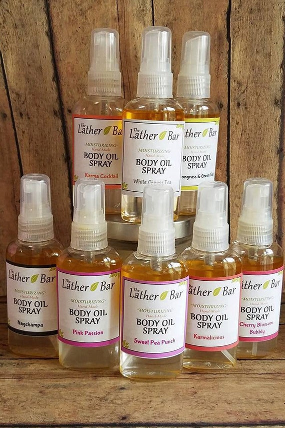 After Shower Oil Body Oil Bath Oil Shower by TheLatherBarSoapCo