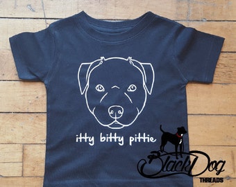 Pitbull Shirt for Kids, Pit Bull Shirt for kids, Pittie Shirt, Baby Pit Bull, Itty Bittie Pittie, Baby Pitbull, Pitbull Face