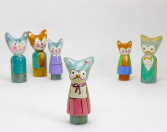 fox peg doll