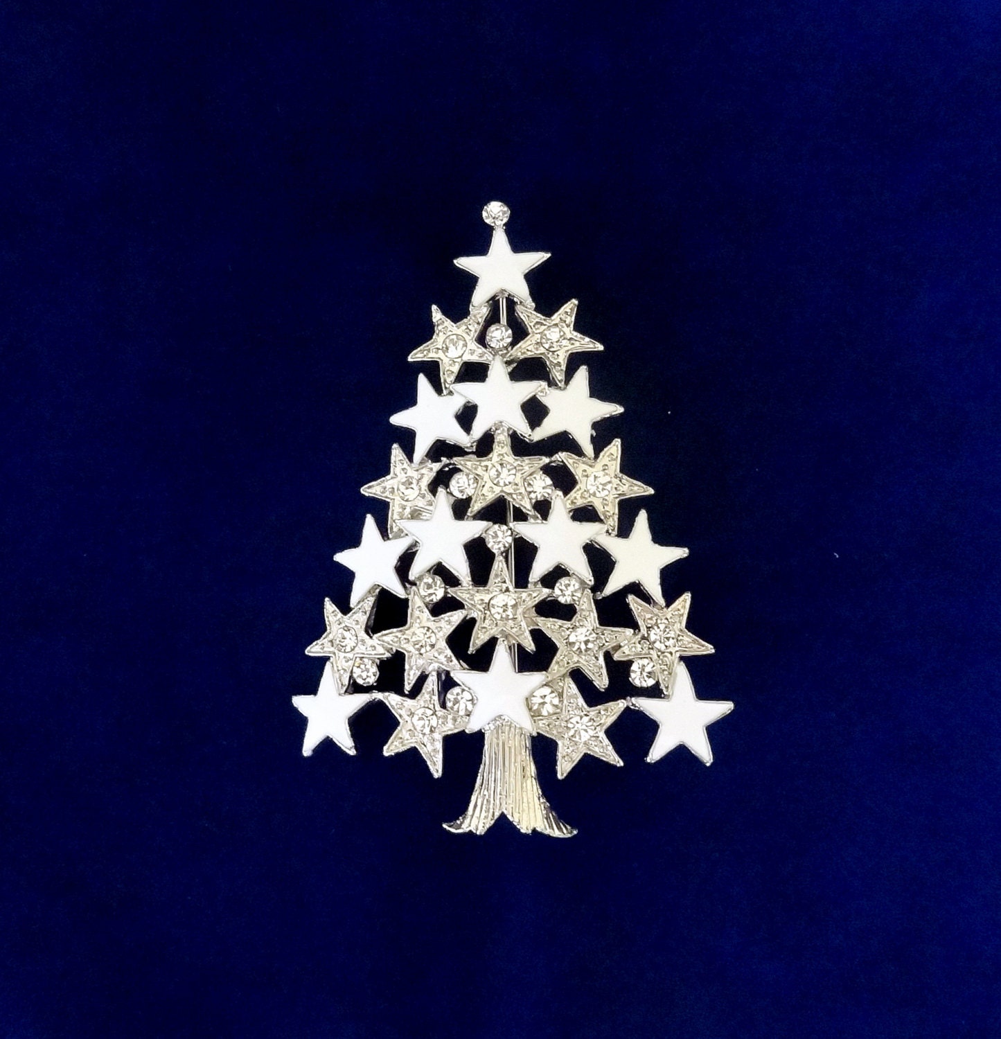 50 on sale white christmas tree pin silver christmas tree 50 on sale white christmas tree pin silver christmas tree