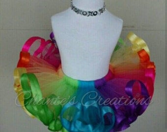 Bright colors, rainbow tutu