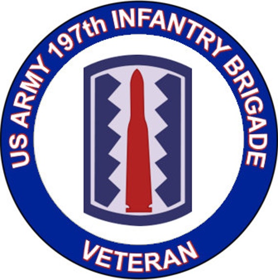 197th Infantry Brigade Decal by JerrysMilitaryExchan on Etsy