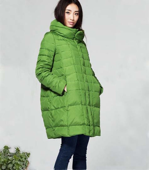 Green Winter Down Jacket Down Jacket loose Women Down Jackets