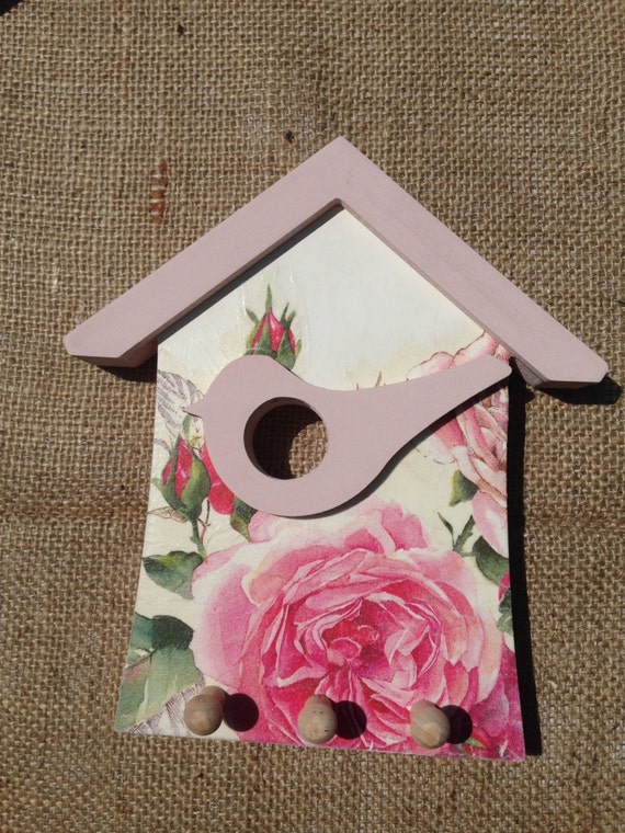 Bird House Key Holder