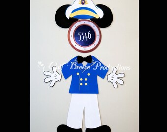 Captain Mickey Mouse Magnet for Disney Cruise Door