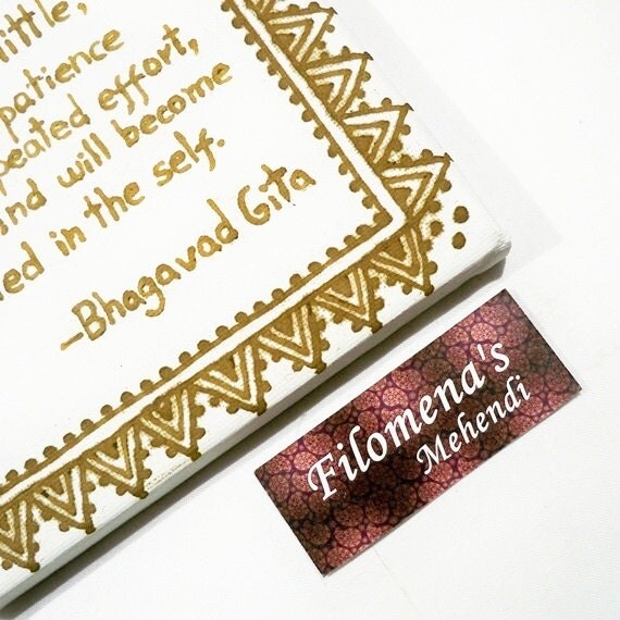 Henna on canvas Moroccan henna Wall art henna by FilomenaMehendi