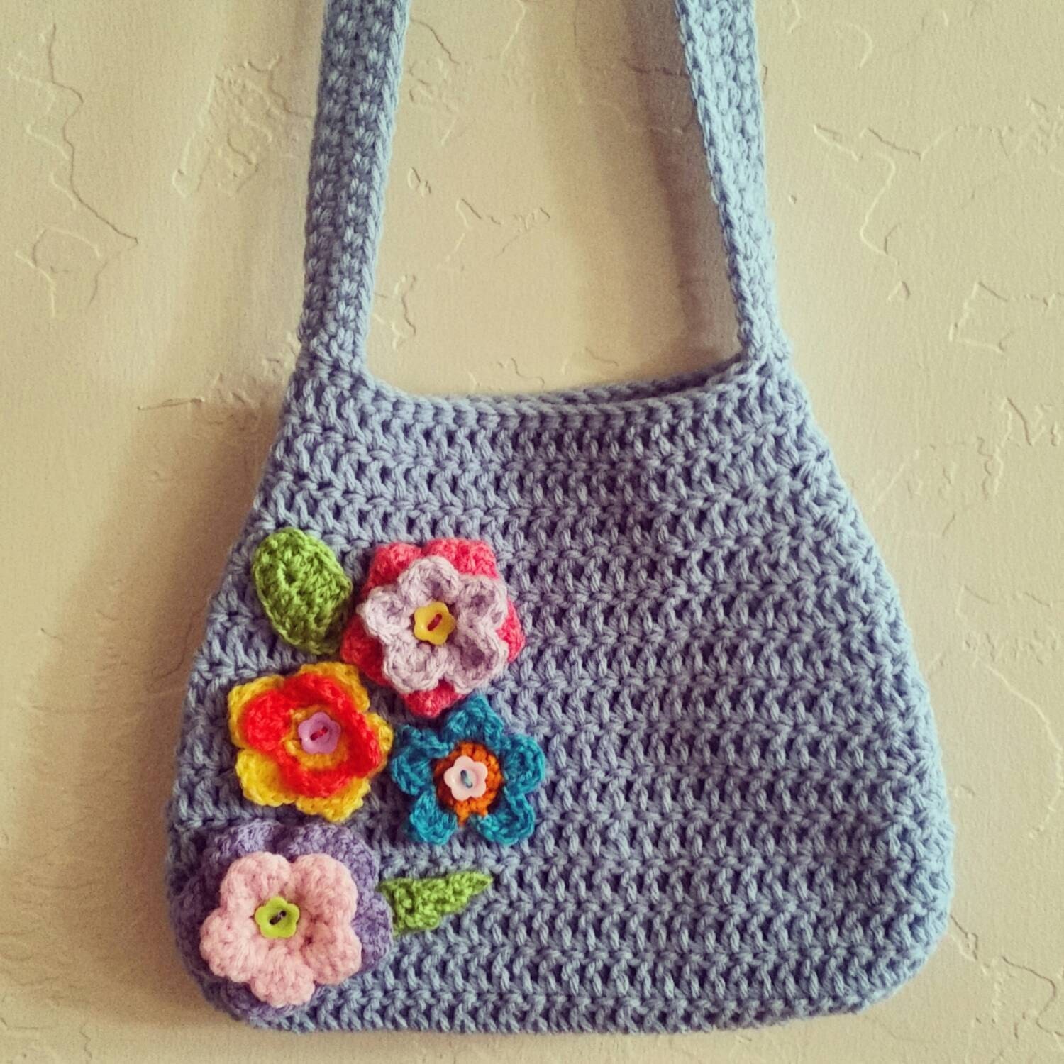 Crochet Toddler Sling Bag Crossbody Bag Child's Purse