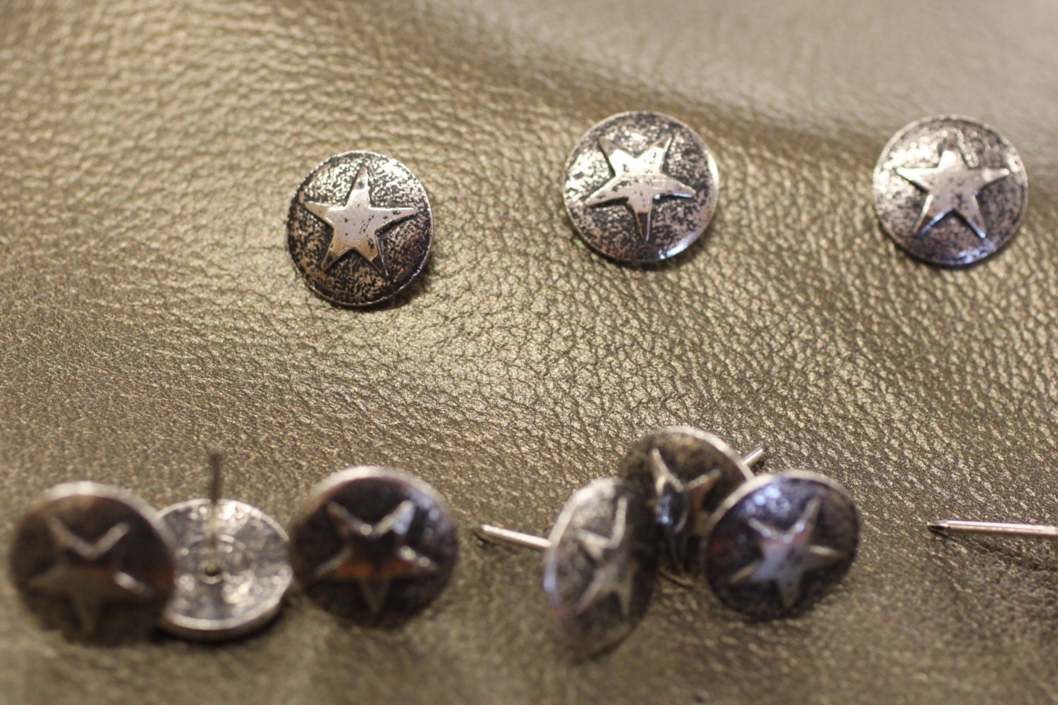 Nail heads Upholstery Decorative STAR NAIL HEADS Nickle