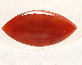 S A L E 50% Off!!! RED JADEITE JADE Marquise Cabochon ( 18.9x9.2x3.2mm)