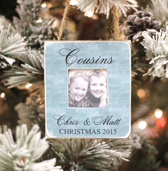 cousins ornament christmas gift personalized photo ornament cousins ornament christmas gift personalized photo ornament