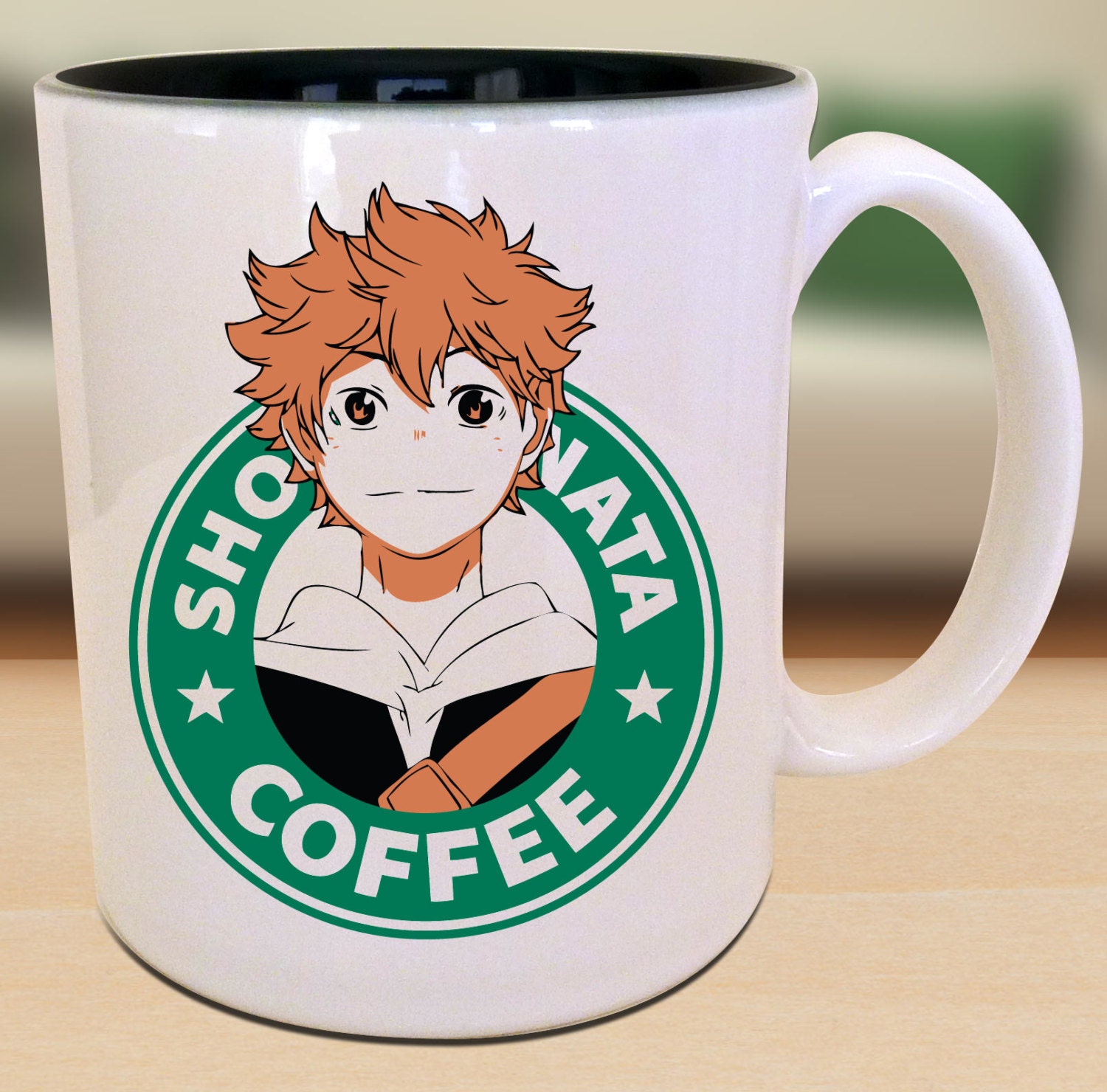 Shoyo Hinata Starbucks Anime Manga Inspired Geek Nerd Parody