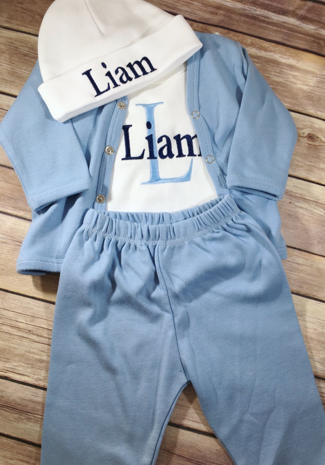 Baby Boy Coming Home OUTFIT Baby Boy Clothes Personalized