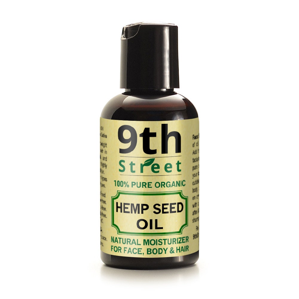 Hemp Seed Oil Pure Cold Pressed Organic Unrefined Cannabis 7726