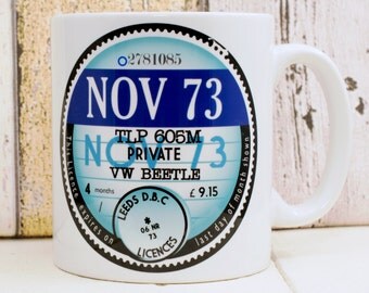 Personalised Tax Disc Mug