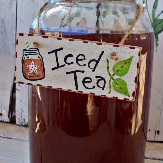 Beverage Dispenser Sign Drink Tags Mason Jar Drink Dispenser