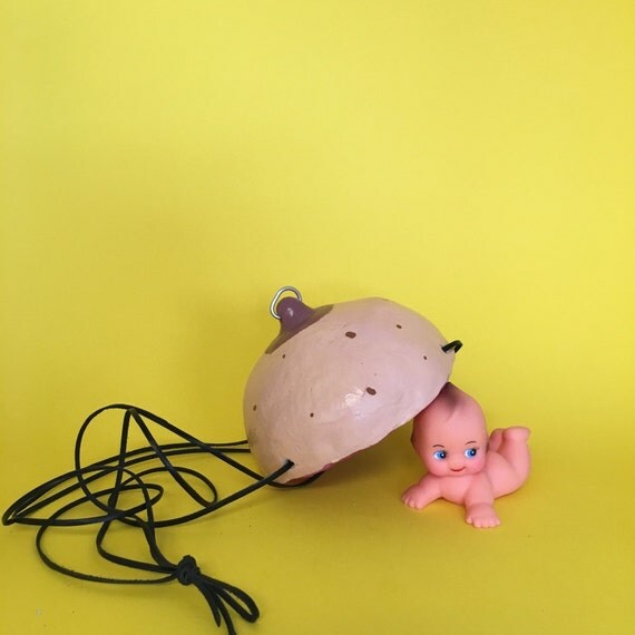 LIGHT SKIN TONE freckled boob / hanging boob / boob planter