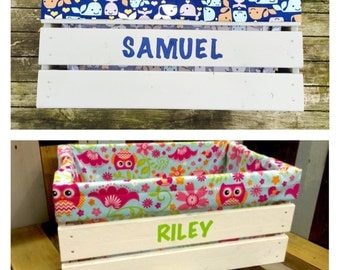 Childrens Toy Box - Toy Storage - Personalized Toy Box