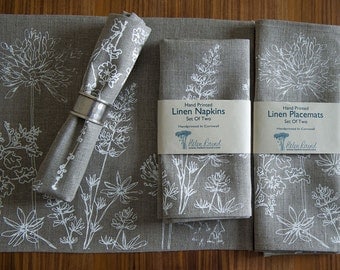 Linen Napkins - Set of Two from The Garden Collection