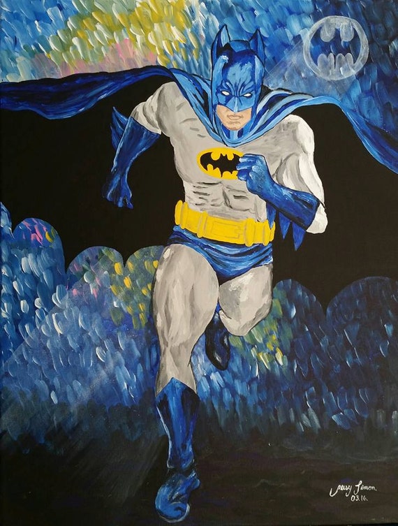 Batman Original painting on stretched