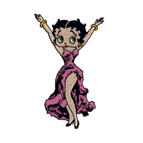 Betty Boop 21 Machine Embroidery Design By Stitcherycomplete 9142